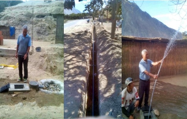 Huarmey: Ejecutan obra de instalación de agua potable y alcantarillado en Quillapampa