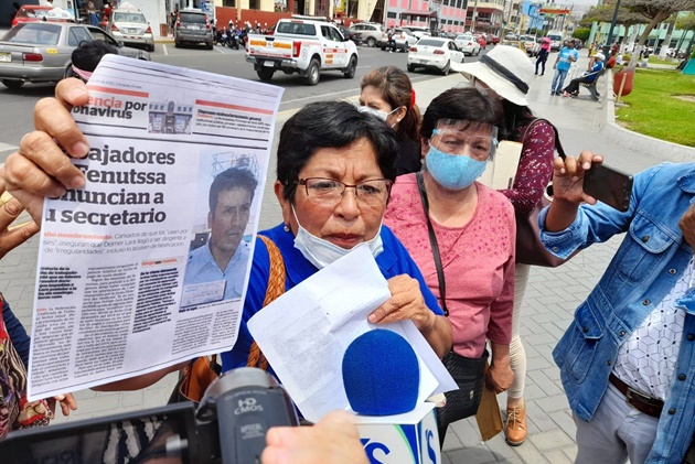Chimbote: Dirigente del Fenutssa será denunciado por su gremio por uso indebido de recursos