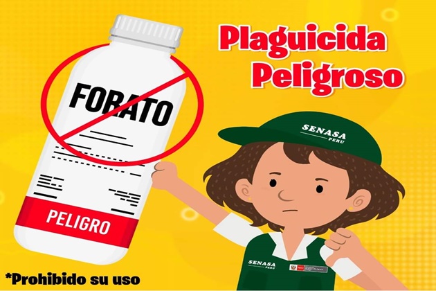 Perú prohíbe registro, importación y comercialización de plaguicidas agrícolas con base en Forato