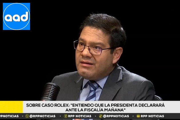 Caso Rolex: Procurador Javier Pacheco señala que Dina Boluarte debe declarar hoy ante Fiscalía por los relojes