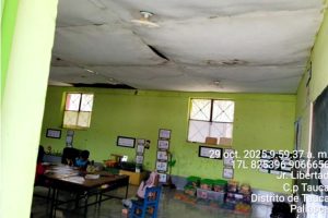 Pallasca: Intensas lluvias afectan infraestructura de colegio del poblado de Matibamba en Tauca